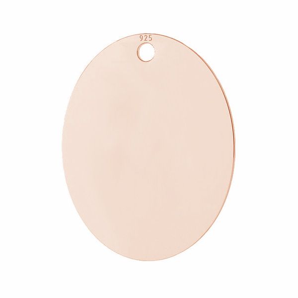 Rectangle ovale pendentif, LKM-3079 - 0,50 16,1x20,5 mm