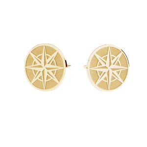 Eléphant d'oreilles, or 585 14K, KLS LKZ14K-50124 10x10 mm - 0,30 mm