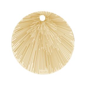 Rond pendentif*or 585*LKZ14K-50122 - 0,30 13x13 mm