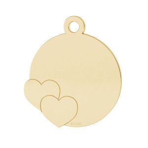 Rond pendentif*or 585*LKZ14K-50120 - 0,30 15x16,7 mm
