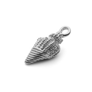 Coquille pendentif*argent 925*ODL-00770 7,7x17,7 mm