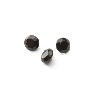 Pierre ronde, onyx noir 3 mm, GAVBARI pierre semi-précieuse 