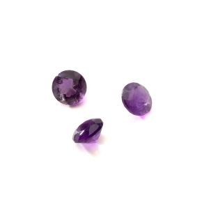 Pierre ronde, améthyste 3 mm, GAVBARI pierre semi-précieuse 