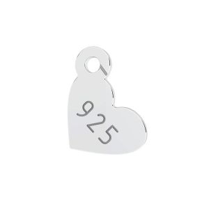 Rectangle pendentif, LKM-3131 - 0,50 7,3x8,5 mm