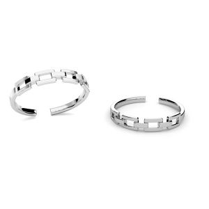 Bague - taille universelle, argent 925, U-RING ODL-01057 3,2x17 mm