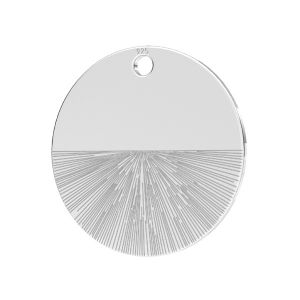 Rond pendentif, argento 925, LKM-3132 17x17 mm