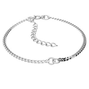 Base de bracelet*argent 925*PD 50 BRACELET 39 15+4 cm