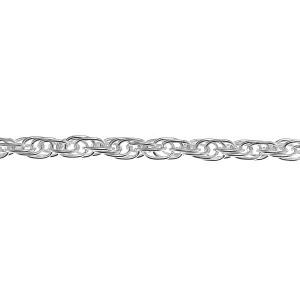 Chaine au metre maille d'ancrage*argent 925*A3 35 2,2 mm