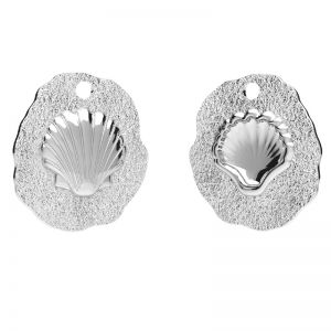 Coquille pendentif*argent 925*ODL-00763 8x21 mm