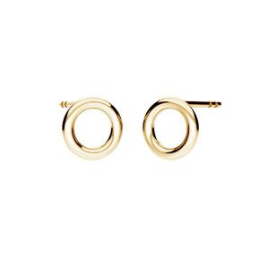 Cercle des boucles d'oreilles, KLS-33 1,1x3,5 mm