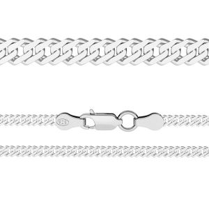 Chaine Rombo*argent 925*RD 100 6L (38 cm)