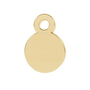 Rosette de fleurs pendentif, or 14K, LKZ14K-50250 - 0,30 5x7 mm