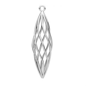 Pendentif spirale, vrille*argent AG 925*OWS-00349 9,8x35 mm