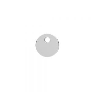 Rond mini pendentif argent 925, LKM-3311 - 0,60 4x4 mm