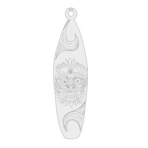 Pendentif*argent 925*LKM-3158 20,3x5,3 mm