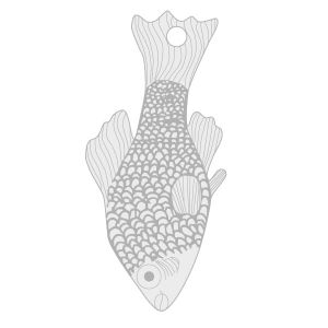 Pendentif*argent 925*LKM-3162 - 0,80 8,9x19,2 mm