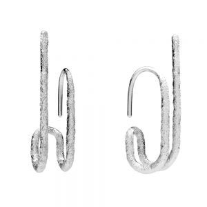 Boucles d'oreilles, argent 925, KLS OWS-00444 7x29 mm (L+P)