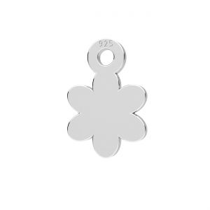 Nuage mini pendentif, argent 925, LKM-3269 - 0,50 5,9x8,8 mm