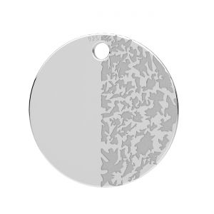 Rond pendentif, argento 925, LKM-3323 15x15 mm