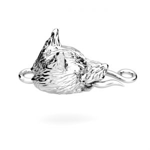 Loup fermoir, argent 925*ZAM 7 SET OWS-00404 8x12,4 mm