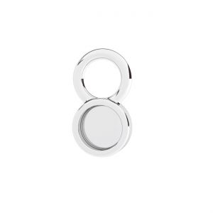 Pendentif sertissage de pierre*argent 925*CON1 ODL-00998 4,4x8,2 mm