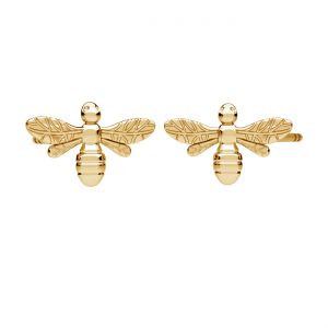 Abeille boucles d'oreilles*or 585*KLS ODLZ-00081 5,7x9,2 mm