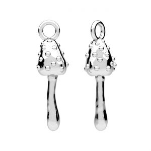 Pendentif champignon*argent 925*ODL-01336 5x18 mm