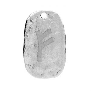 Rune pendentif viking - Fehu*argent 925*FEHU OWS-00555 10x15,2 mm