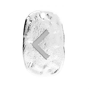 Rune pendentif viking - Kenaz*argent 925*KENAZ OWS-00555 10x15,2 mm