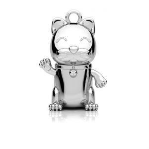 Chat pendentif, OWS-00579 12,8x18,7 mm