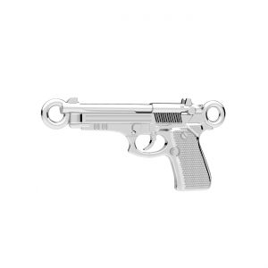 Pendentif - grand pistolet Beretta*argent AG 925*CON 2 ODL-01446 12,2x25,3 mm