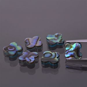 Trèfle en nacre Paua 10x10 MM