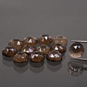 Rosace - quartz fumé 6 MM