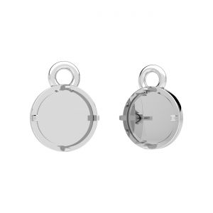Pendentif - grande monture pour résine*argent AG 925*CON-1 OWS-01031 7,3x9,1 mm