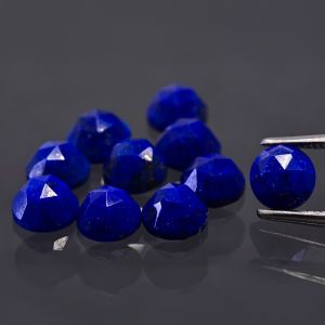 Pierre ronde, taille rose - Lapis-lazuli 6 MM