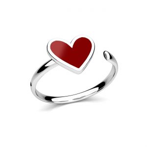 Bague universelle - boules*argent AG 925*U-RING OWS-01185 8,8x18,8 mm ver.3