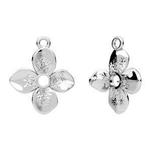 Pendentif - monture pour pierres naturelles rondes 6mm*argent AG 925*CON-1 OWS-01188 16,7x19,4 mm