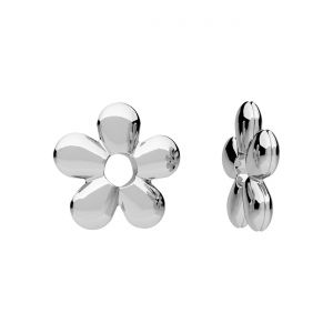Pendentif - fleur*argent AG 925*CON-1 ODL-01628 10,2x10,6 mm