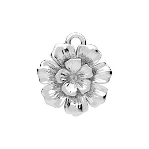 Pendentif - fleur*argent AG 925*CON-1 ODL-01629 13x14 mm