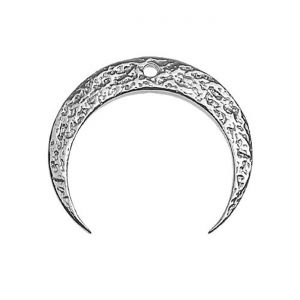 Pendentif - fleur double*argent AG 925*CON-1 S-CHARM 204 18,4x26 mm