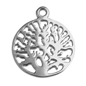 Pendentif ajoure - &eacute;toile*argent AG 925*CON-1 OBL-3 16,7x19,9 mm