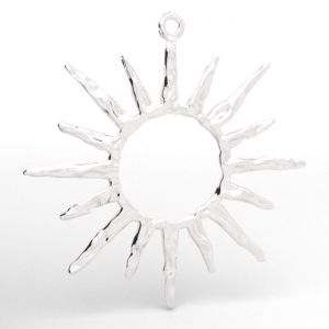 Pendentif - fleur double*argent AG 925*CON-1 S-CHARM 829 29,9x31,5 mm