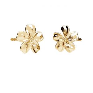 Boucle d'oreille clou - abeille*or AU 585*KLS ODLZ-00081 5,7x9,2 mm