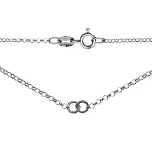 Cha&icirc;ne Rolo avec fermoir*argent AG 925*S-CHAIN 6 - 40 cm