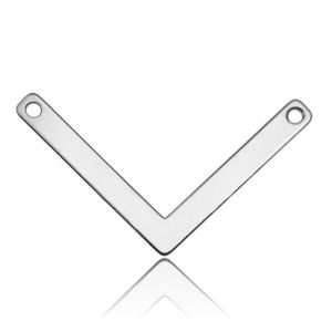 Pendentif connecteur - en forme de V*argent AG 925*BL 247 - 0,4 mm