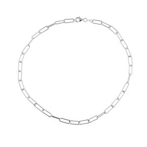 Cha&icirc;ne maille d'ancre, taille diamant*argent 925*LRW 110 D1 45 cm