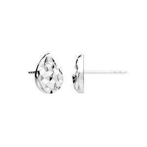Clou d'oreille goutte*argent AG 925*KLS ODL-01653 7x9,7 mm
