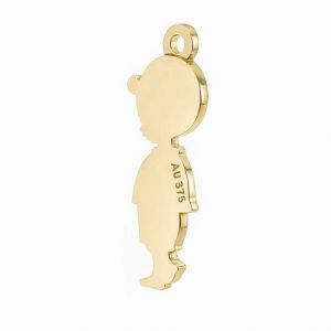 Pendentif en or - gar&ccedil;on*or AU 375*LKZ9K-30025 - 0,30 7x19 mm