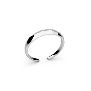 Bague universelle - facett&eacute;e*argent AG 925*U-RING ODL-01655 3,5x19,5 mm