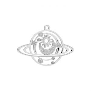 Pendentif - syst&egrave;me solaire*argent AG 925*LKM-3474 - 0,50 17x24,6 mm